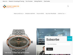 'passionateinmarketing.com' screenshot