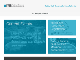 'fairlatterdaysaints.org' screenshot