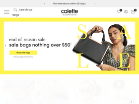 'colettehayman.com.au' screenshot