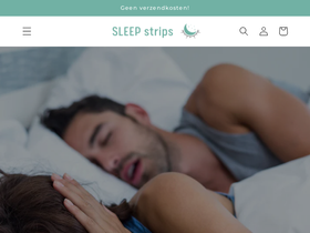 sleepstrips.nl homepage screenshot