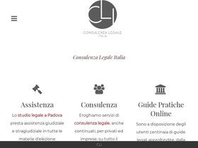 'consulenzalegaleitalia.it' screenshot