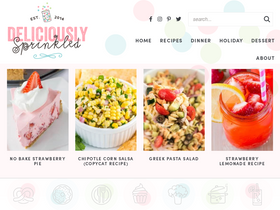 'deliciouslysprinkled.com' screenshot
