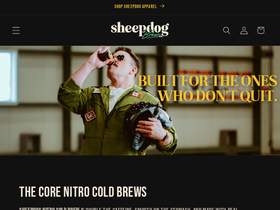 sheepdogbrewco.com homepage screenshot