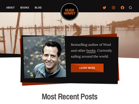 'hughhowey.com' screenshot