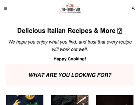 'the-bella-vita.com' screenshot