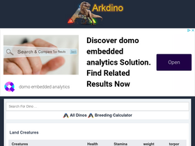 'arkdino.com' screenshot