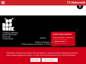 'tzdubrovnik.hr' screenshot
