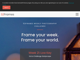 '52frames.com' screenshot