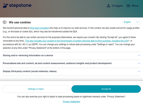 'stepstone.be' screenshot