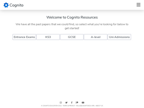 'cognitoresources.org' screenshot