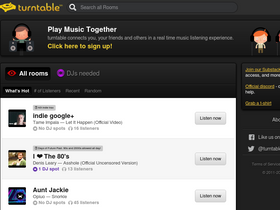 'turntable.fm' screenshot