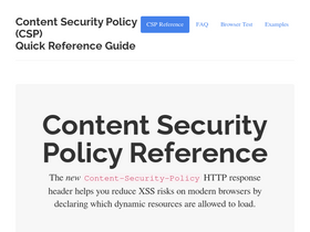 'content-security-policy.com' screenshot