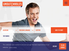 'undutchables.nl' screenshot