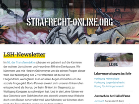 'strafrecht-online.org' screenshot