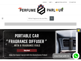 'perfume-parlour.co.uk' screenshot