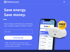 'ohmconnect.com' screenshot