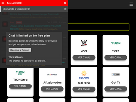 'telelatinohd.com' screenshot