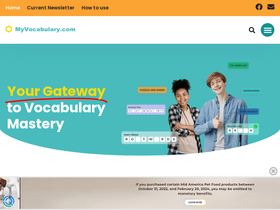 'myvocabulary.com' screenshot