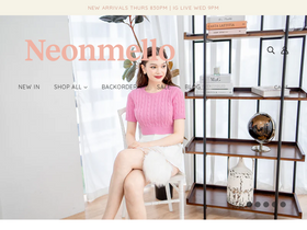 'neonmello.com' screenshot