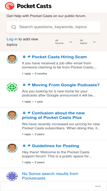 forums.pocketcasts.com
