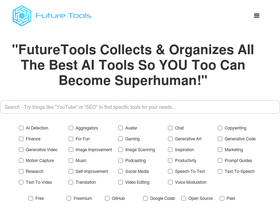 'futuretools.io' screenshot