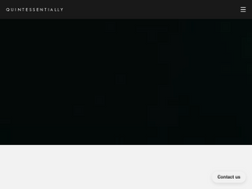'quintessentially.com' screenshot