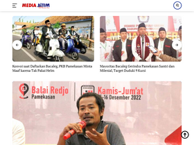 'mediajatim.com' screenshot