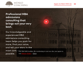 'menlocoaching.com' screenshot