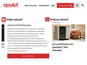 'apolut.net' screenshot