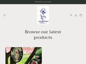 ashemberengraving.com homepage screenshot