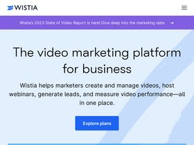 'wistia.com' screenshot