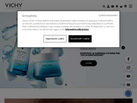 'vichy.it' screenshot
