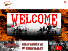 'hells-angels.com' screenshot