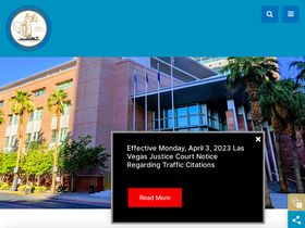'lasvegasjusticecourt.us' screenshot