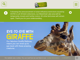 'cotswoldwildlifepark.co.uk' screenshot