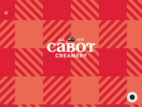 'cabotcreamery.com' screenshot