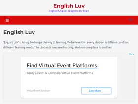 'englishluv.com' screenshot
