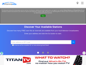'antennaweb.org' screenshot
