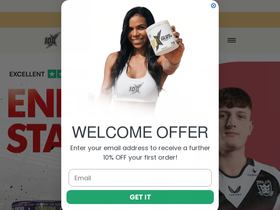 10x Athletic ® homepage screenshot