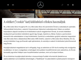 'mercedes-benz.hu' screenshot