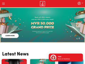 'bankofmaldives.com.mv' screenshot