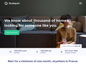 'studapart.com' screenshot