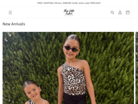 shoplittlefashion.com homepage screenshot