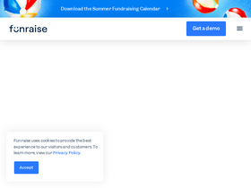 'funraise.org' screenshot