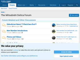 'delicaforum.com' screenshot