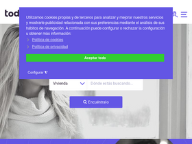 'todopisos.es' screenshot