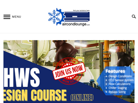 'aircondlounge.com' screenshot