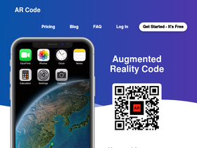 'ar-code.com' screenshot