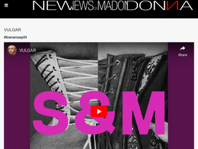 'news-of-madonna.com' screenshot