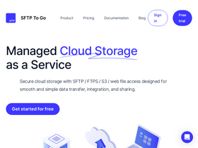 'sftptogo.com' screenshot